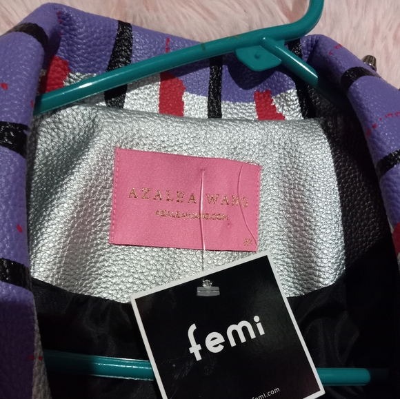 Azalea Wang Femi luxury designer graphic punk jacket! "Phoenix" moto sold out! - Picture 14 of 14